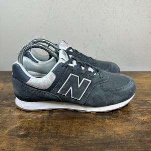 New Balance 574 Gray White Shoes Sneakers Women's Size 7.5